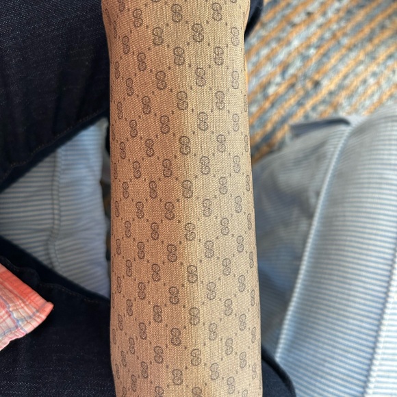 Gucci Vintage Brown and Tan with mini GG Monogram Pattern bag - Picture 4 of 6